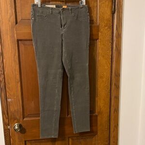Anthropologie Pilcro Classic Olive Green Women's Skinny Corduroy Jeggings